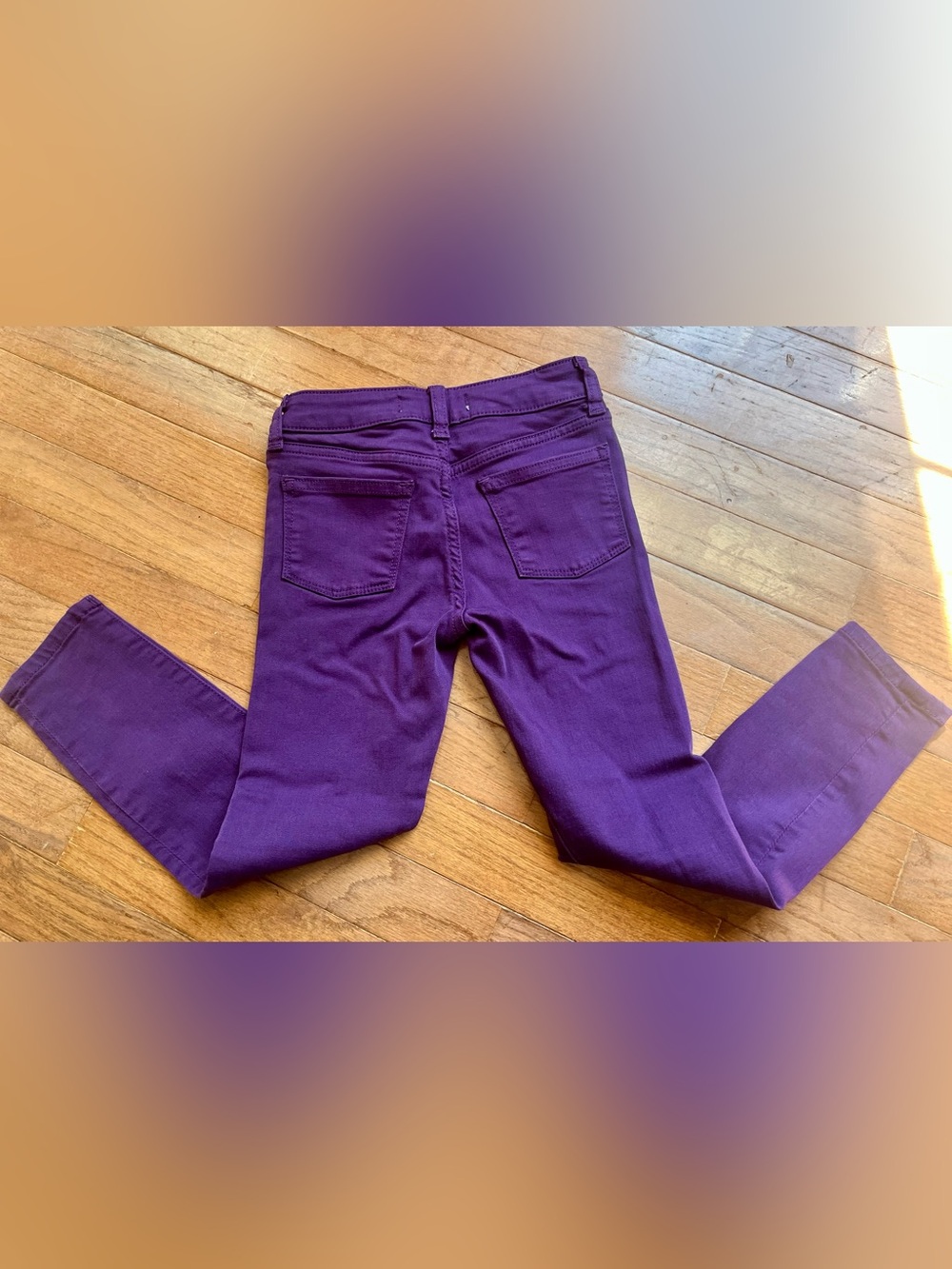 Girls Purple Jeans
